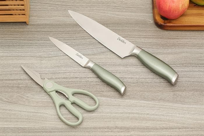 Ảnh Bộ dao kéo inox Delites LK-2431