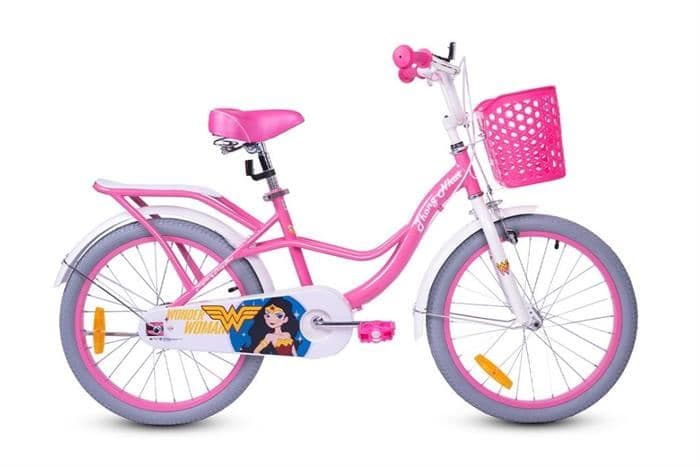 Ảnh Xe Đạp Trẻ Em Nữ Thống Nhất Wonder Woman 20 inch Hồng