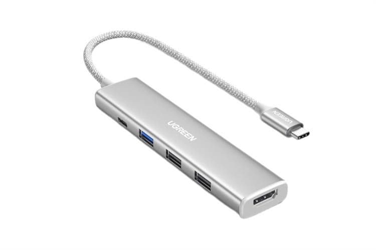 Ảnh Adapter chuyển đổi Type C 5 in 1 Ugreen CM478 35580