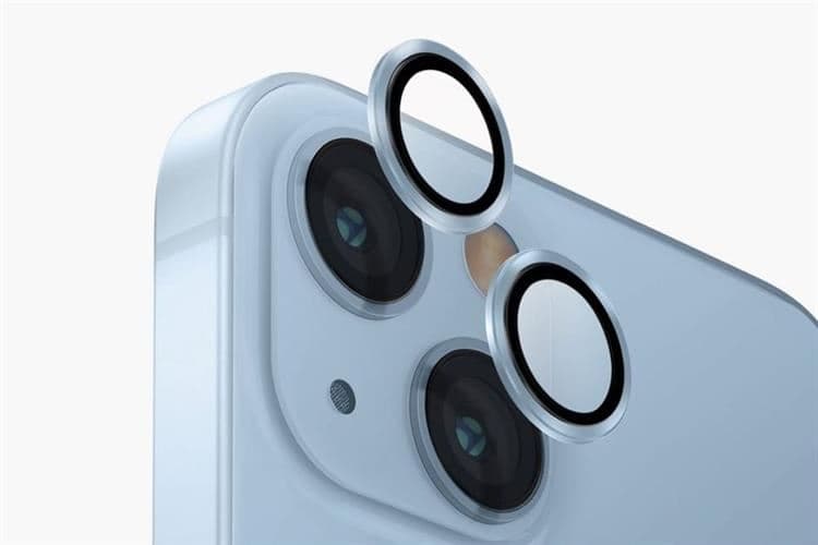 Ảnh Miếng dán camera iPhone 15/15 Plus OPTIX ALUMINIUM UNIQ