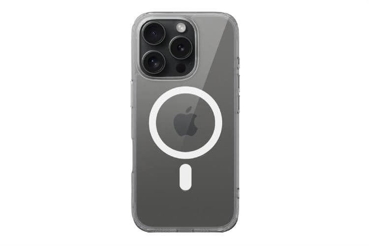 Ảnh Ốp lưng MagSafe iPhone 16 Pro Max Magsafe nhựa cứng viền dẻo Mipow Tempered Glass MGC16D-CR Chính hãng