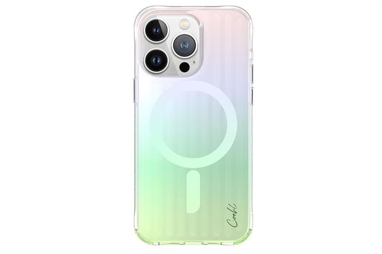 Ảnh Ốp lưng MagSafe iPhone 15 Pro COEHL nhựa dẻo IML UNIQ MAGNETIC CHARGING LINEAR Chính hãng