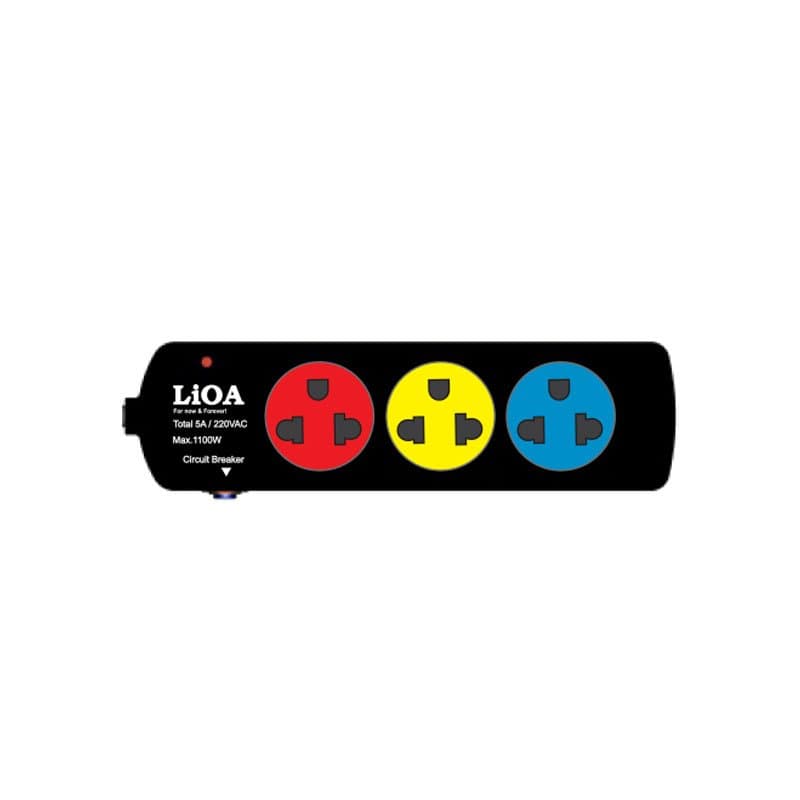 Ảnh Ổ cắm Lioa 3SN có CB dây 3mx2 5A