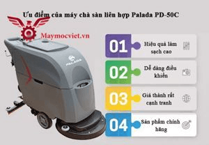 Ảnh Máy chà sàn liên hợp Palada PD50C