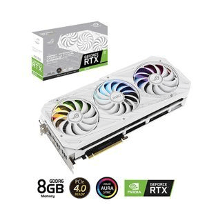 Ảnh Card đồ họa - VGA Card Asus ROG Strix RTX 3070 O8G White