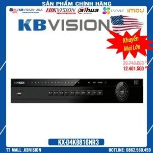 Ảnh Đầu ghi hình IP Kbvision KX-D4K8816NR3 - 16 kênh